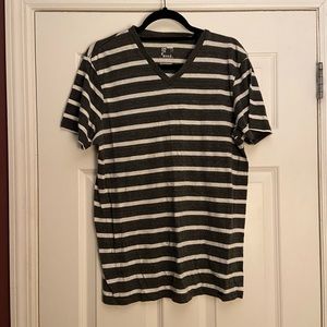 On The Byas Striped V Neck